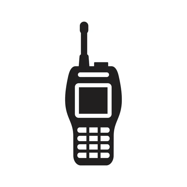 Walkie talkie set icon vector illustration for graphic and web design. — Stock Vector