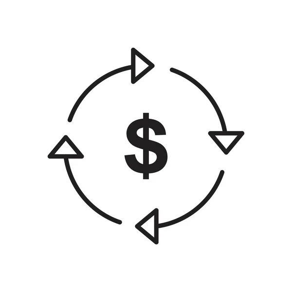 Money Exchange Transfer money icon icon illustration for graphic and web design . — стоковый вектор