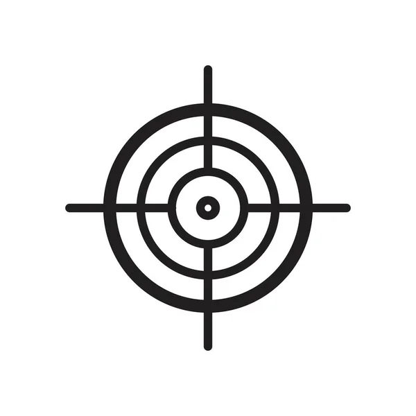 Target Goal icon template black color editable. Target Goal icon symbol Flat vector illustration for graphic and web design. — 스톡 벡터