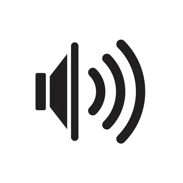 Stereo Speaker Icon искушает черный цвет съедобный. Стереодинамик Символ иконы Плоская векторная иллюстрация для графического и веб-дизайна . — стоковый вектор