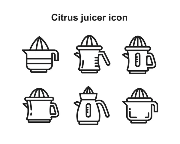 Citrus Juicer ikon mall svart färg redigerbar. Citrus Juicer ikon symbol Platt vektor illustration för grafik och webbdesign. — Stock vektor