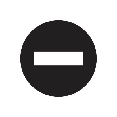 Trafik Durağı simgesi siyah renk düzenlenebilir şablonu. Trafik Durdur simgesi grafik ve web tasarımı için Düz vektör illüstrasyonuName.