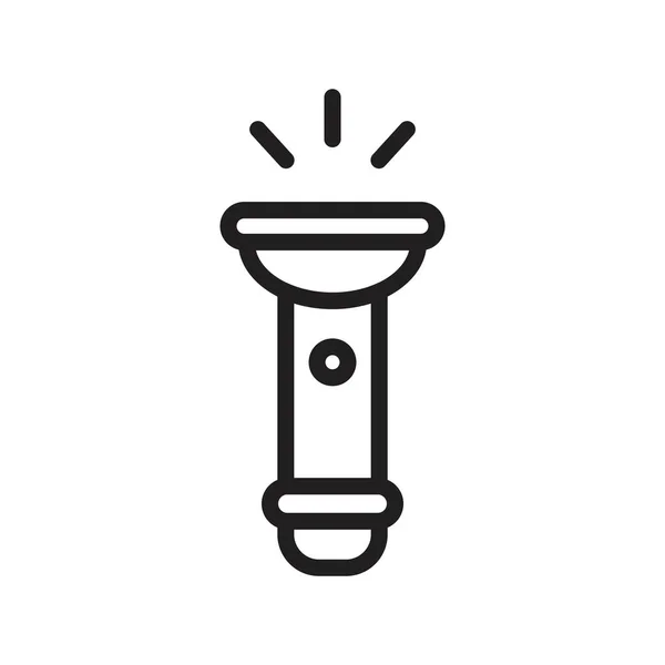 Flash light icon template black color editable. Flash light icon symbol Flat vector illustration for graphic and web design. — 스톡 벡터
