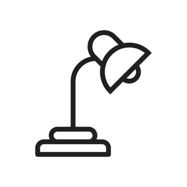 Lamba Simgesi siyah renk düzenleme şablonu. Grafik ve web tasarımı için Lamba Simgesi Düz vektör çizimi.