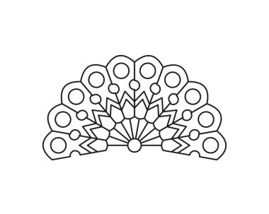 El bilgisayarı fan simgesi siyah renkli düzenlenebilir şablon. El bilgisayarı fan simgesi grafik ve web tasarımı için Düz vektör çizimi.