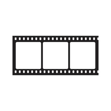 Vector blank cinema film story Icon template black color editable. Vector blank cinema film story Icon symbol Flat vector illustration for graphic and web design.