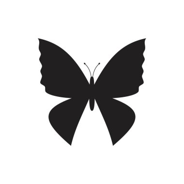 Butterflies Icon template black color editable. Butterflies Icon symbol Flat vector illustration for graphic and web design.