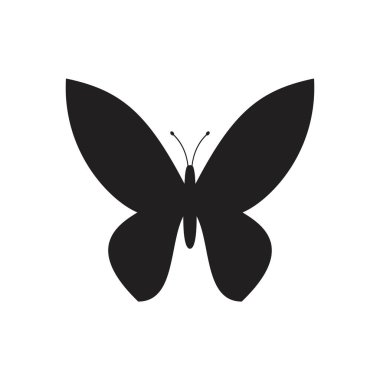 Butterflies Icon template black color editable. Butterflies Icon symbol Flat vector illustration for graphic and web design.