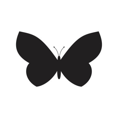 Butterflies Icon template black color editable. Butterflies Icon symbol Flat vector illustration for graphic and web design.