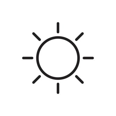 Weather Icon template black color editable. Weather Icon symbol Flat vector illustration for graphic and web design.