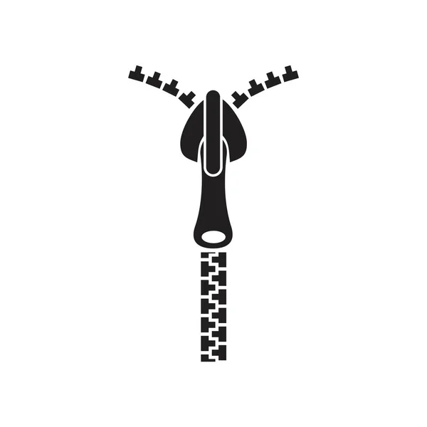 Zipper Zip pulls or zipper pullers vector Icon template black color editable. иконка с векторным символом плоские векторные иллюстрации для графического и веб дизайна . — стоковый вектор