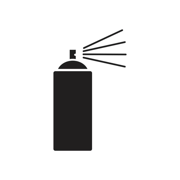 Spray ikon sablon fekete színű szerkeszthető. Spray ikon szimbólum Lapos vektor illusztráció grafikai és web design. — Stock Vector