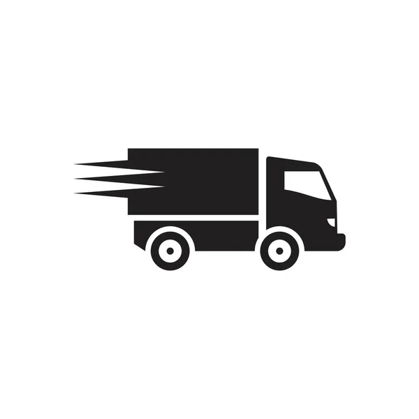 Fast time delivery Icon template black color editable. Fast time delivery Icon symbol Flat vector illustration for graphic and web design. — ストックベクタ