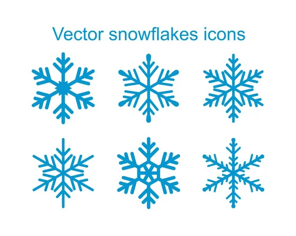 Vector snowflakes Icon template black color editable. Vector snowflakes Icon symbol Flat vector illustration for graphic and web design. — Stock Vector