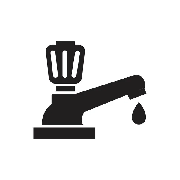 Faucet Icon template black color editable. Faucet Icon symbol Flat vector illustration for graphic and web design. — 스톡 벡터