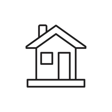Collage house Icon template black color editable. Collage house Icon symbol Flat vector illustration for graphic and web design.