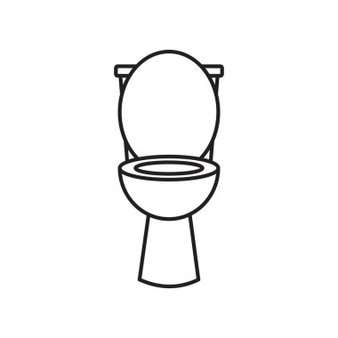 Apartment toilet Icon template black color editable. Apartment toilet Icon symbol Flat vector illustration for graphic and web design.