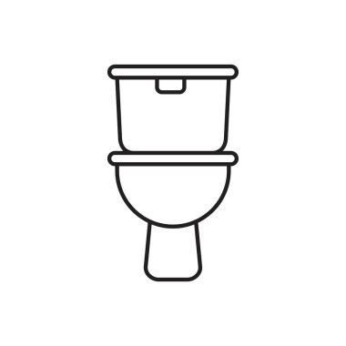 Apartment toilet Icon template black color editable. Apartment toilet Icon symbol Flat vector illustration for graphic and web design.