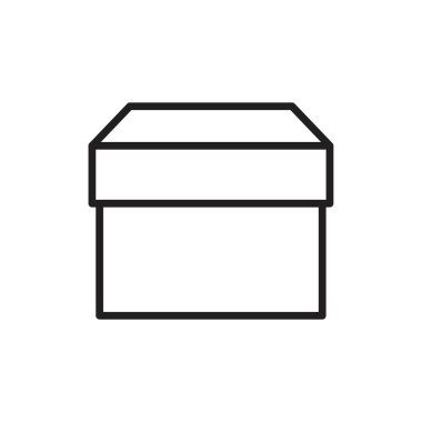 Box Icon template black color editable. Box Icon symbol Flat vector illustration for graphic and web design.