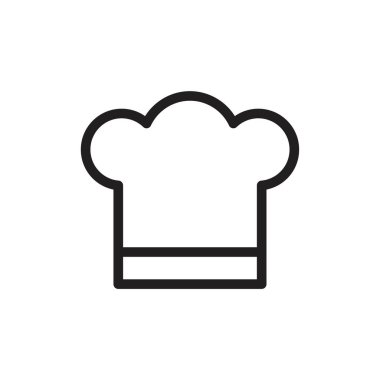 Chef hat Icon template black color editable. Chef hat Icon symbol Flat vector illustration for graphic and web design.