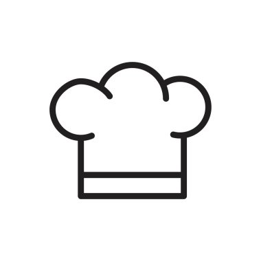 Chef hat Icon template black color editable. Chef hat Icon symbol Flat vector illustration for graphic and web design.