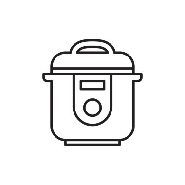 Food processor icon template black color editable. Food processor icon symbol Flat vector illustration for graphic and web design.