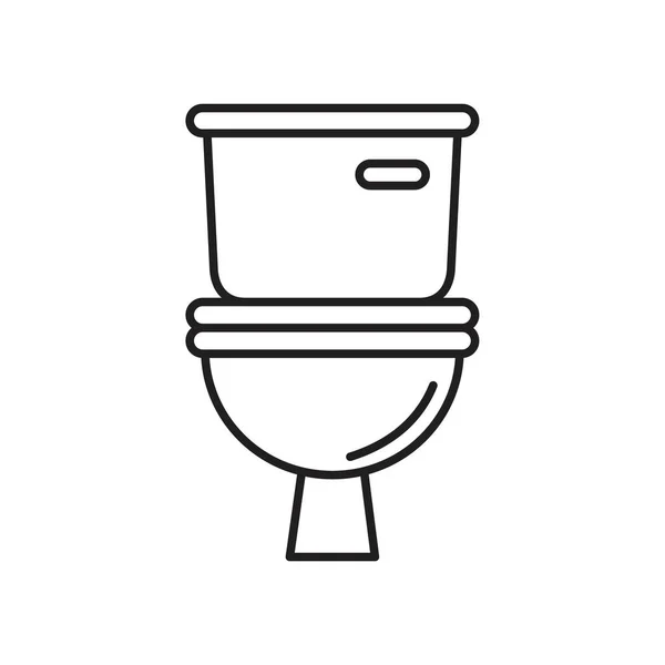 Appartement toilette Icône modèle couleur noire modifiable. Appartement toilette Icône symbole Illustration vectorielle plate pour la conception graphique et web . — Image vectorielle