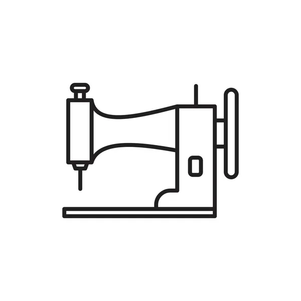 Máquina de coser Plantilla icono de color negro editable. Máquina de coser Icono símbolo Ilustración vectorial plana para diseño gráfico y web . — Vector de stock