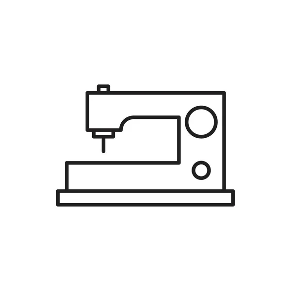 Nähmaschine Icon Template schwarze Farbe editierbar. Nähmaschine Icon symbol Flache Vektordarstellung für Grafik- und Webdesign. — Stockvektor