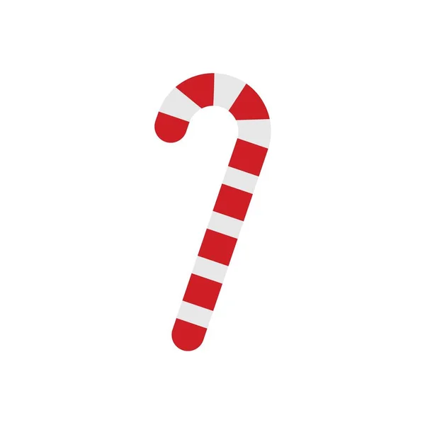 Christmas candy cane Icon Template schwarze Farbe editierbar. Weihnachten Zuckerrohr Icon Symbol Flache Vektorillustration für Grafik- und Webdesign. — Stockvektor