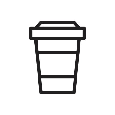 Coffee cup sign icon template black color editable. Coffee cup sign icon symbol Flat vector illustration for graphic and web design.
