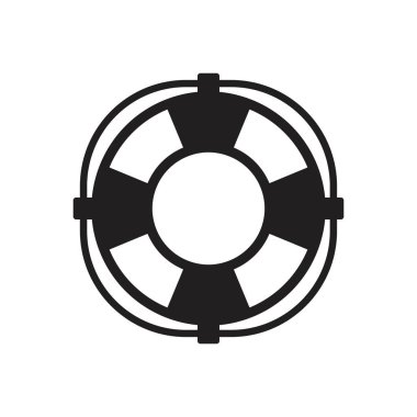 life preserver icon template black color editable. Bow and arrow icon symbol Flat vector illustration for graphic and web design.