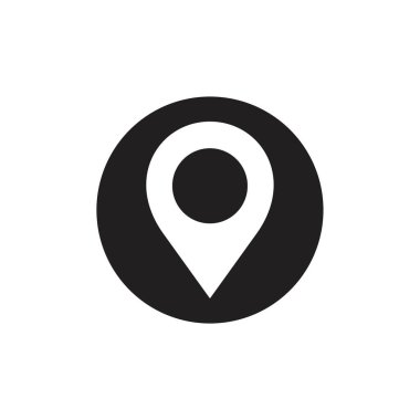 Location vector icon template black color editable. Location vector icon Infinity sign icon symbol Flat vector illustration for graphic and web design.