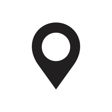 Location vector icon template black color editable. Location vector icon Infinity sign icon symbol Flat vector illustration for graphic and web design.