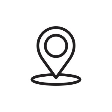 Location vector icon template black color editable. Location vector icon Infinity sign icon symbol Flat vector illustration for graphic and web design.