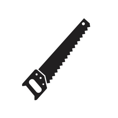 Hacksaw icon template black color editable. Hacksaw icon symbol Flat vector illustration for graphic and web design.