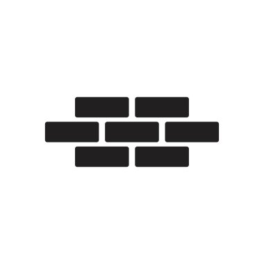 Bricks icon template black color editable. Bricks icon symbol Flat vector illustration for graphic and web design.