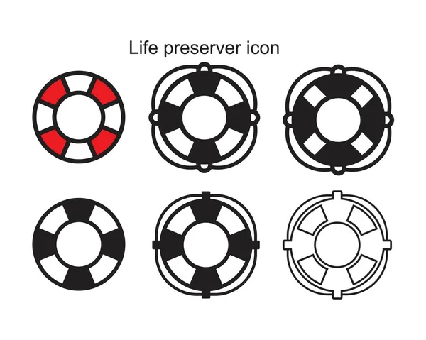Preservador de vida ícone modelo de cor preta editável. Ícone de arco e seta símbolo ilustração vetorial plana para design gráfico e web . —  Vetores de Stock