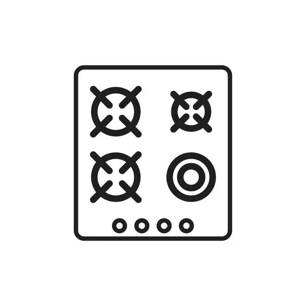 Plantilla icono estufa de color negro editable. Estufa icono símbolo Ilustración vectorial plana para diseño gráfico y web . — Vector de stock