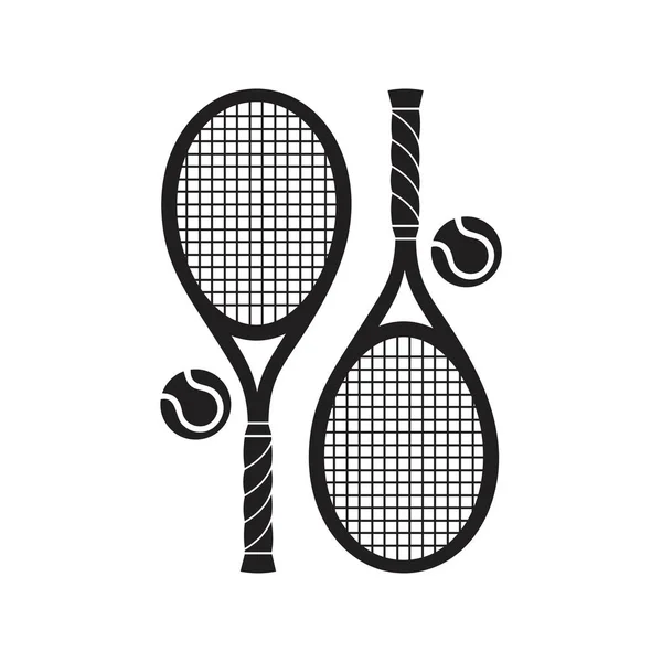 Raquette de tennis avec modèle d'icône de signe de balle couleur noire modifiable. Raquette de tennis avec icône de signe de balle Symbole d'icône de signe d'infini Illustration vectorielle plate pour la conception graphique et Web . — Image vectorielle