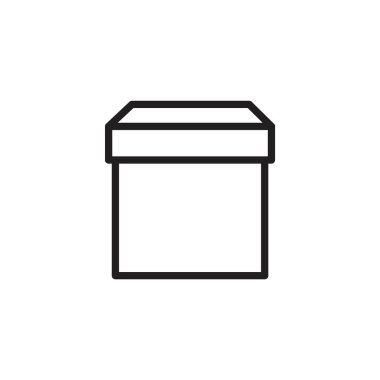 Packaging cardboard box icon template black color editable. Packaging cardboard box icon symbol Flat vector illustration for graphic and web design.