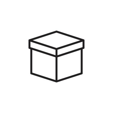 Packaging cardboard box icon template black color editable. Packaging cardboard box icon symbol Flat vector illustration for graphic and web design.