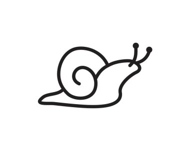 Snail icon template black color editable. Snail icon symbol Flat vector illustration for graphic and web design.