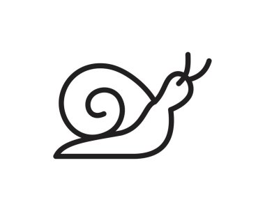 Snail icon template black color editable. Snail icon symbol Flat vector illustration for graphic and web design.
