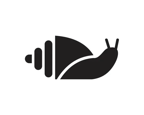 Snail icon template black color editable. Snail icon symbol Flat vector illustration for graphic and web design. — 스톡 벡터