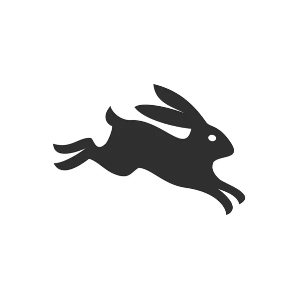 Bunny Icon Template schwarze Farbe editierbar. Häschen-Symbol Flache Vektorillustration für Grafik- und Webdesign. — Stockvektor