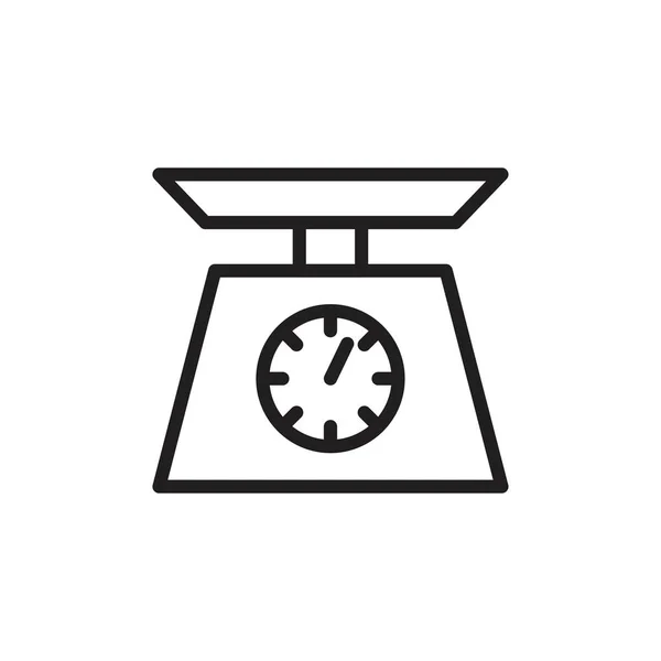 Weight icon template black color editable. Weight icon symbol Flat vector illustration for graphic and web design. — 스톡 벡터