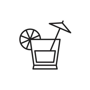 Paket içecek ikonu şablonu siyah renk düzenlenebilir. Paket içecek simgesi grafik ve web tasarımı için Düz vektör illüstrasyonu.