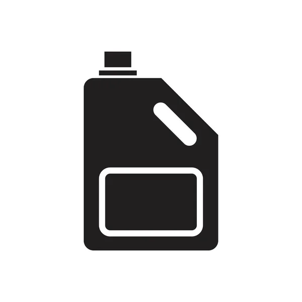 Jerrycan Icon Template Schwarze Farbe Editierbar Jerrycan Symbol Flache Vektorillustration — Stockvektor