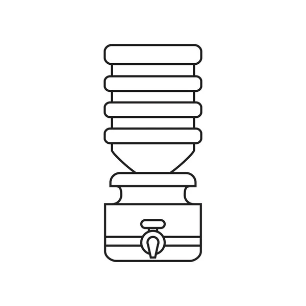 Spender Icon Vorlage Schwarze Farbe Editierbar Dispenser Symbol Symbol Flache — Stockvektor